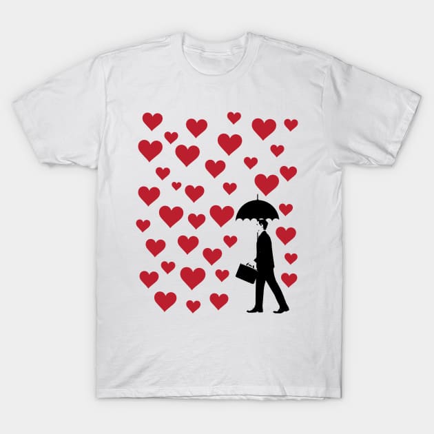 No Love Business Man T-Shirt by deificusArt